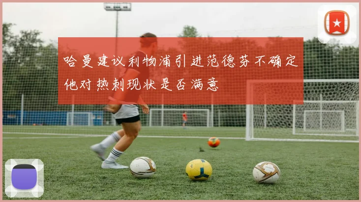 哈曼建议利物浦引进范德芬不确定他对热刺现状是否满意